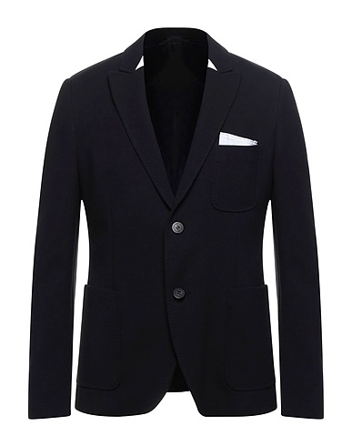 NEIL BARRETT Blazer Black 83% Cotton, 9% Polyamide, 8% Elastane, Polyester
