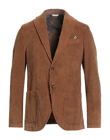MANUEL RITZ Blazers Braun 98% Baumwolle, 2% Elastan