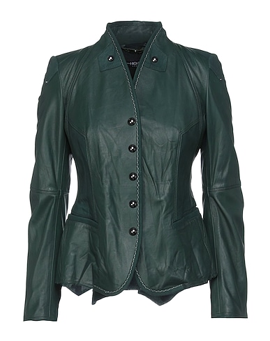 HIGH Blazer Dark green 100% Soft Leather