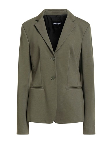 DONDUP Blazer Military green 69% Viscose, 25% Polyamide, 6% Elastane