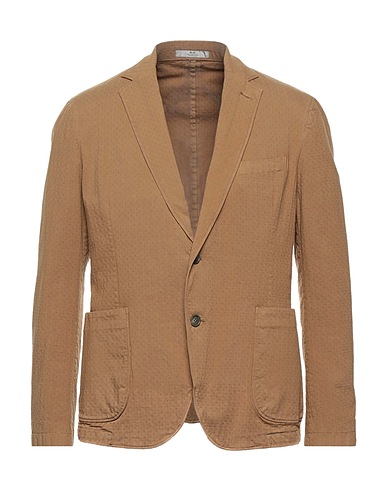 CC COLLECTION CORNELIANI Veste Camel 98% Coton, 2% Élasthanne