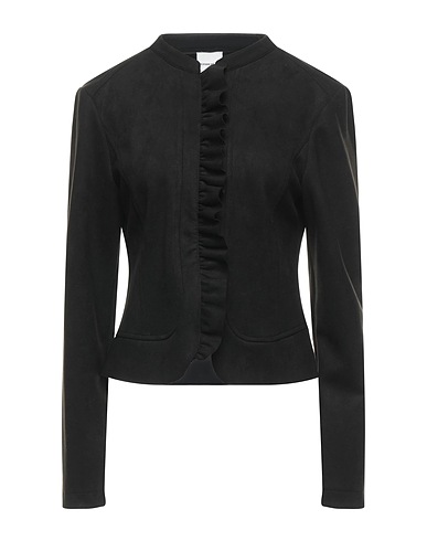 SILVIAN HEACH Jacket Black 92% Polyester, 8% Elastane