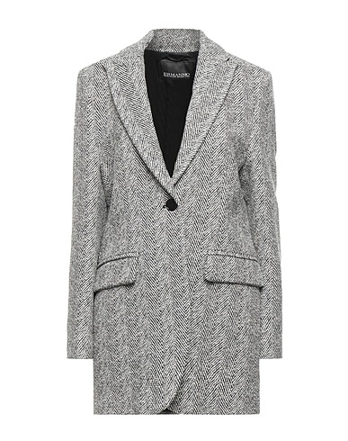 ERMANNO DI ERMANNO SCERVINO Jackett Schwarz 29% Viskose, 27% Baumwolle, 24% Acryl, 16% Andere Fasern, 4% Wolle