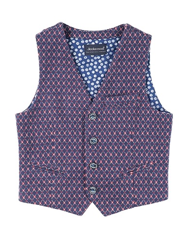 JECKERSON Waistcoat Midnight blue 60% Polyester, 40% Cotton