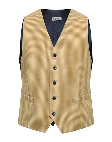 BEVILACQUA Suit vest Marigold 100% Virgin Wool, Viscose