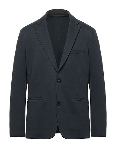 PAOLO PECORA Blazer Black 70% Viscose, 25% Polyamide, 5% Elastane