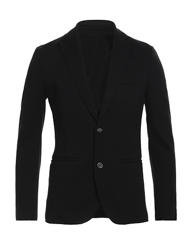 PAOLO PECORA Blazer Charcoal 70% Viscose, 25% Polyamide, 5% Elastane
