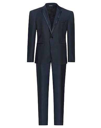 BRIAN DALES Suits Midnight blue 86% Wool, 10% Polyamide, 4% Lycra®