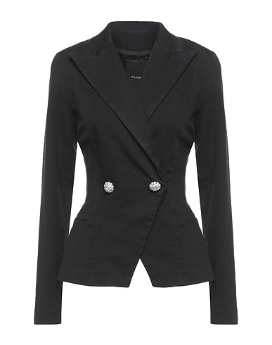 PINKO Blazer Black 61% Cotton, 31% Modal, 6% Polyester, 2% Elastane