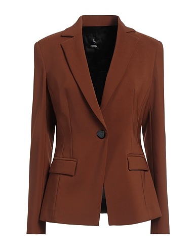HANITA Giacca Marrone 97% Poliestere, 3% Elastan