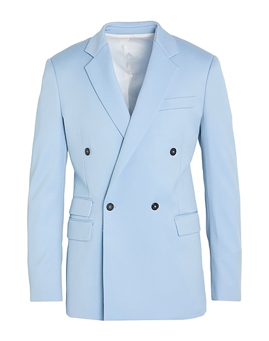 STELLA McCARTNEY MEN Blazer Light blue 100% Wool