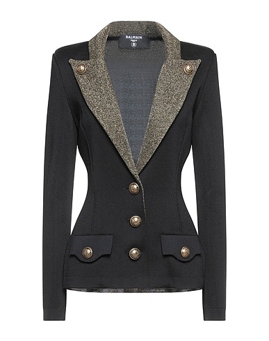 BALMAIN Blazer Black 100% Viscose, Polyester