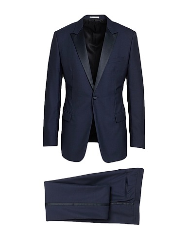 DIOR Costumes Bleu marine 100% Laine vierge