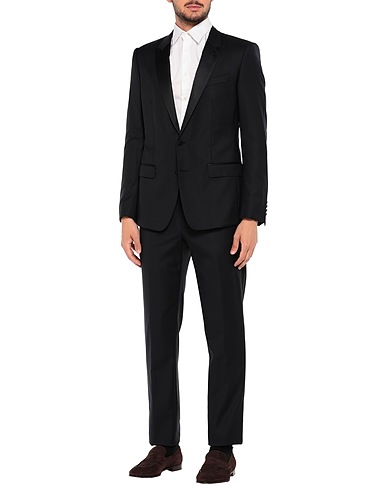 DOLCE&GABBANA Suits MARTINI Midnight blue 90% Virgin Wool, 7% Silk, 3% Polyester