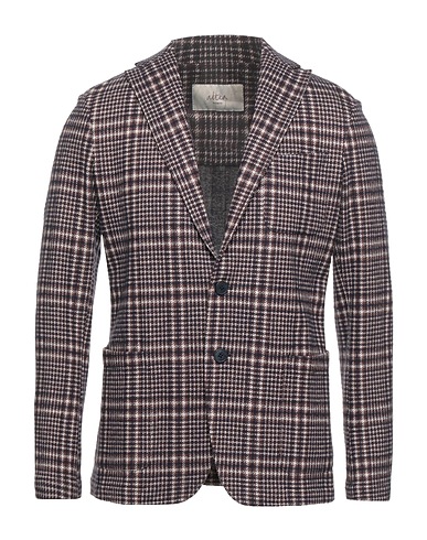 ALTEA Blazer Dark brown 66% Cotton, 34% Virgin Wool