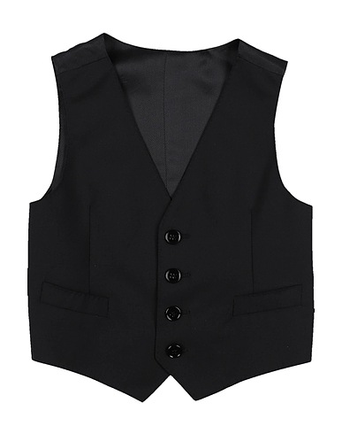 DOLCE&GABBANA Panciotto Nero 53% Lana Vergine, 45% Viscosa, 2% Elastan