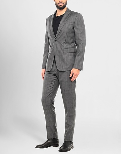 DSQUARED2 Suits Grey 100% Virgin Wool