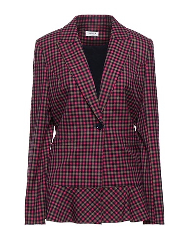 LE COEUR TWINSET Blazer Fuchsia 65% Polyester, 32% Viscose, 3% Elastane
