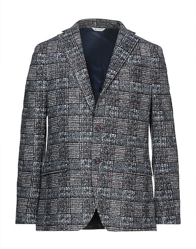 MANUEL RITZ Blazer Midnight blue 54% Acrylic, 24% Virgin Wool, 22% Polyester