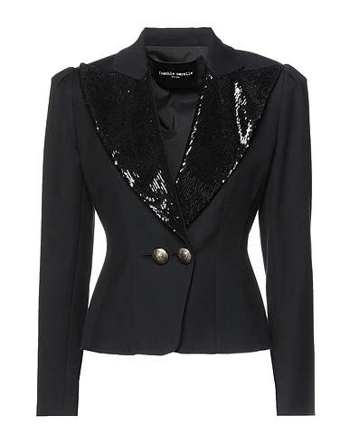 FRANKIE MORELLO Blazer Black 100% Cotton