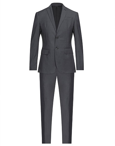 TRUSSARDI JEANS Suits Grey 65% Polyester, 35% Viscose