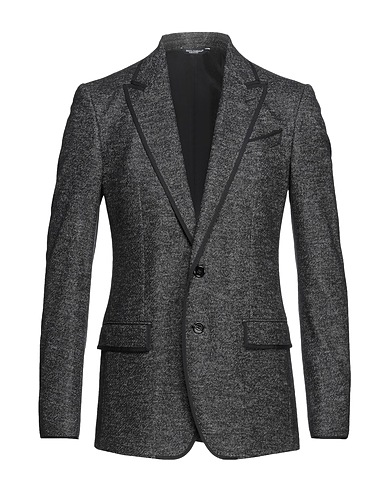DOLCE&GABBANA Blazer Black 40% Cotton, 30% Wool, 30% Acrylic