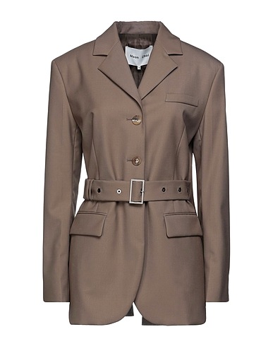MOON CHOI Giacca Khaki 70% Poliestere, 30% Lana