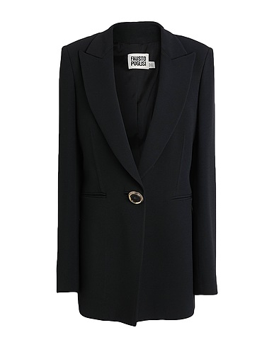 FAUSTO PUGLISI Giacca Nero 70% Viscosa, 26% Acetato, 4% Elastan