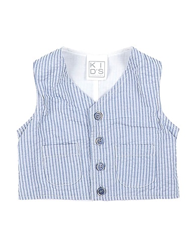 KID'S COMPANY Chaleco de traje Azul 100% Algodón