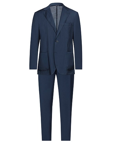 TOMBOLINI Suits Midnight blue 100% Virgin Wool