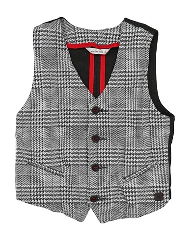 MANUEL RITZ Suit vest Grey 84% Polyester, 13% Polyamide, 3% Elastane