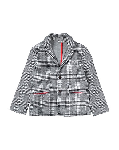 MANUEL RITZ Blazer Grey 84% Polyester, 13% Polyamide, 3% Elastane