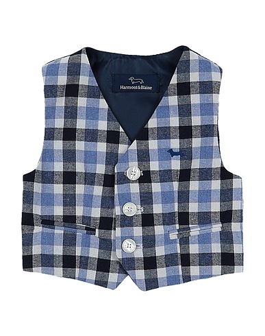 HARMONT & BLAINE Waistcoat Azure 50% Cotton, 50% Polyester