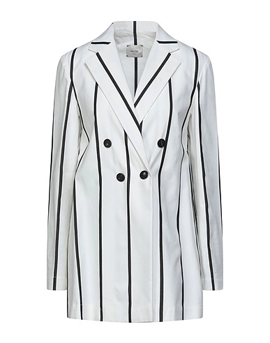 ALYSI Blazer White 82% Cotton, 18% Linen