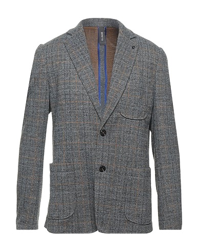 DISTRETTO 12 Blazer Piombo 51% Poliestere, 40% Viscosa, 8% Poliammide, 1% Elastan