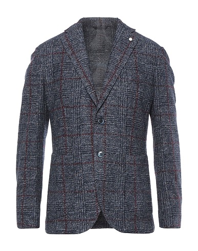 LUIGI BIANCHI Mantova Blazers Taubenblau 67% Polyester, 25% Wolle, 8% Viskose