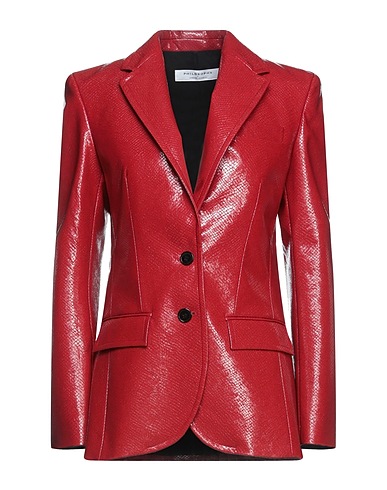 PHILOSOPHY di LORENZO SERAFINI Giacca Rosso 51% Poliuretano, 49% Poliestere