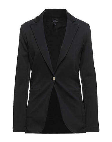 ARMANI EXCHANGE Blazer Black 80% Cotton, 15% Polyamide, 5% Elastane