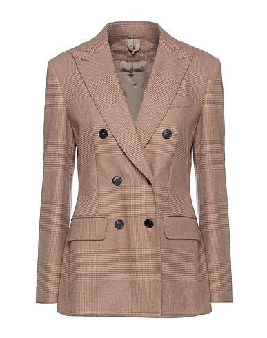 MAX MARA Blazer Beige 94% Virgin Wool, 5% Cashmere, 1% Elastane