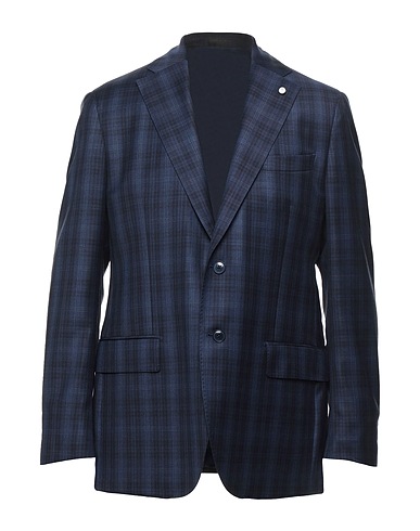 LUIGI BIANCHI Mantova Blazer Blue 100% Wool