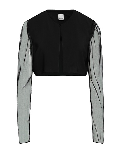 PINKO Blazer Black 98% Polyester, 2% Elastane
