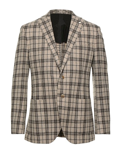 LUIGI BIANCHI Mantova Blazer Beige 100% Wool