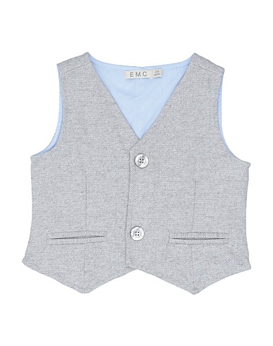 EMC EVERYTHING MUST CHANGE Suit vest Light grey 59% Cotton, 41% Polyester