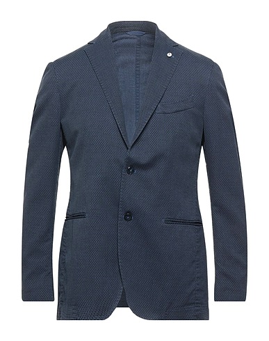 L.B.M. 1911 Blazer Midnight blue 70% Cotton, 25% Linen, 5% Mohair wool