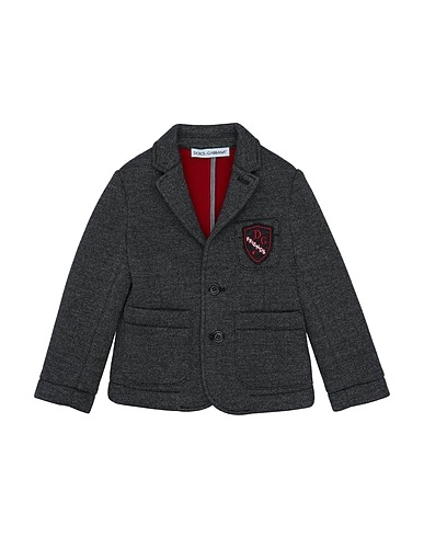 DOLCE&GABBANA Blazer Charcoal 41% Polyester, 20% Viscose, 13% Wool, 13% Acrylic, 13% Polyurethane