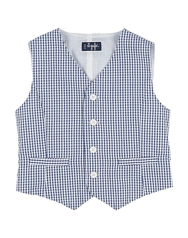 IL GUFO Suit vest Blue 100% Cotton