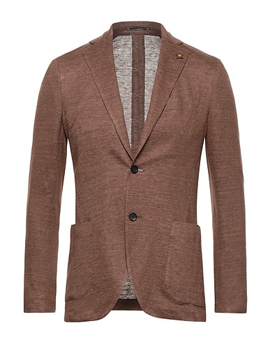 LARDINI Blazer Brown 100% Linen