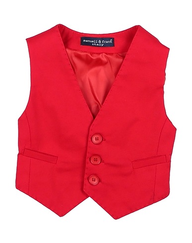 MANUELL & FRANK Waistcoat 98% Cotton, 2% Elastane