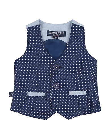 NORTH POLE Suit vest Midnight blue 98% Cotton, 2% Elastane