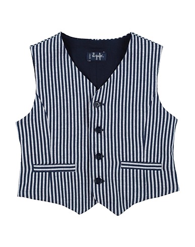 IL GUFO Suit vest Midnight blue 100% Cotton